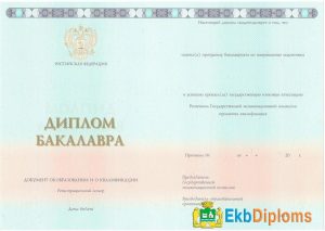 Диплом бакалавра 2014-2025 года