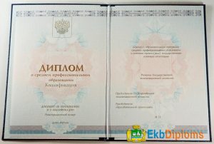 Диплом техникума — колледжа 2014-2025 года